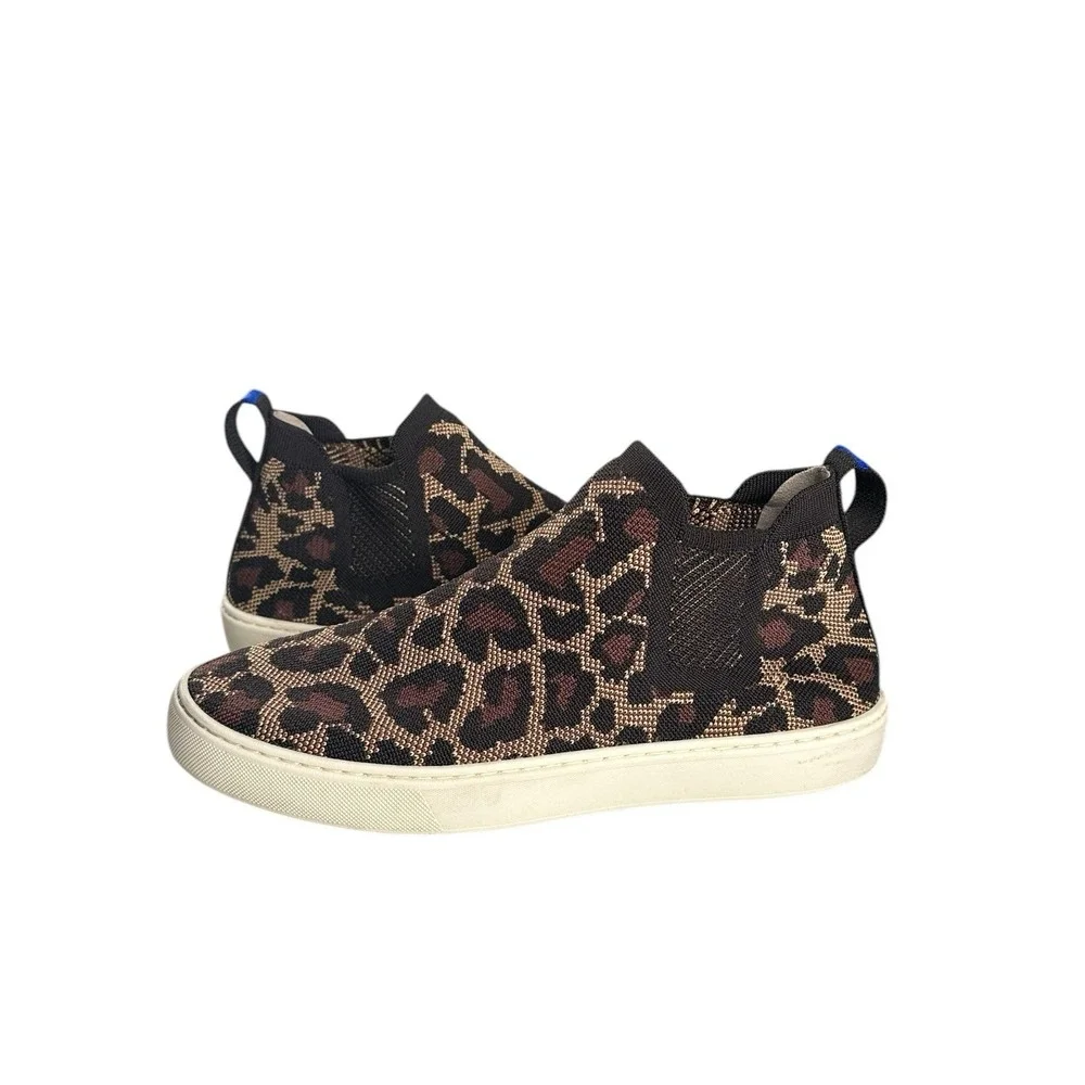 Rothy's Women's Chelsea Boot Wildcat‎ Leopard Print Size W9.5
